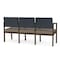 Lesro Lenox 3 Seat Tandem Seating W/ Arms, 64.5 in W 24.5 in L 32 in H LS3103 - alternate 2